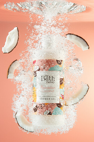 THE BATH FACTORY Nemlendirici ve Besleyici Hawaiian Coconut Duş Jeli 400 ml