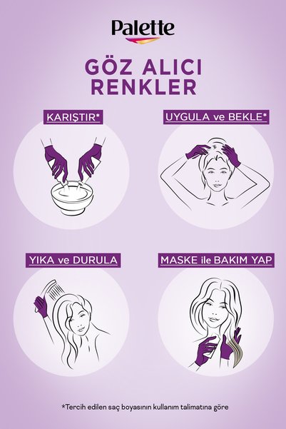 Palette Göz Alıcı Renkler 12-21 Gümüş Pentanol & Besleyici Yağ İçeren Saç Boyası 115 ml