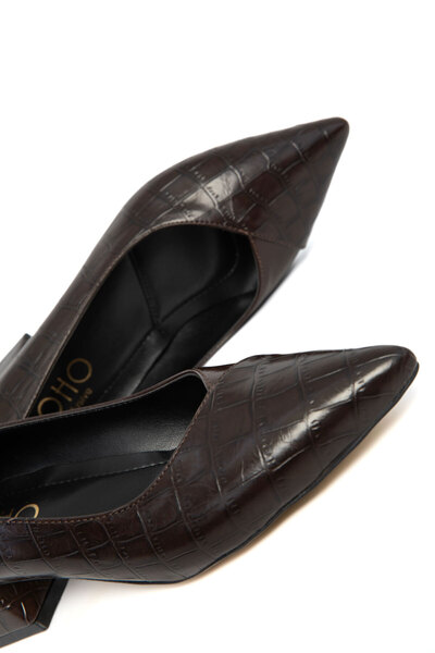 SOHO Кафени дамски класически обувки с висок ток 21198