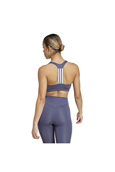 adidas Αθλητικό σουτιέν Powerimpact Training μεσαίου στήριξης με 3 ρίγες
