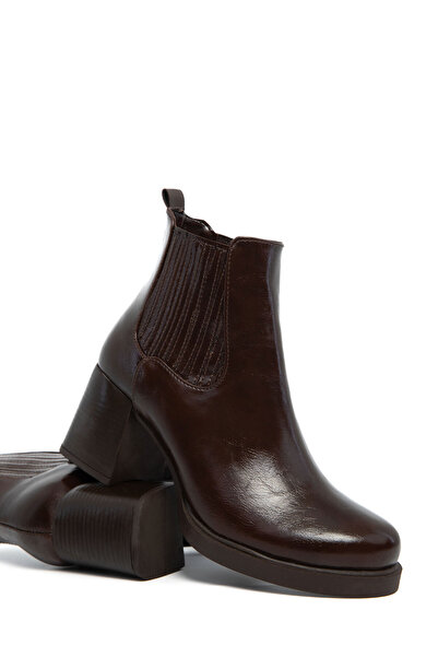 SOHO Brown Matte Women's Boots & Booties 21192