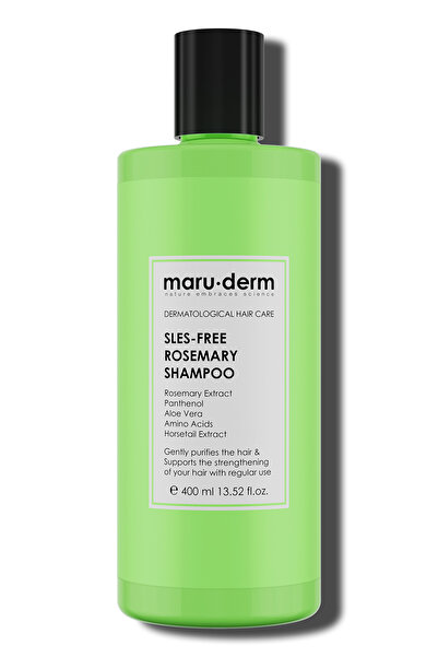 Maru.Derm SLES-Free Biberiye Şampuan 400 ML | Sülfatsız,Tuzsuz,Vegan Şampuan