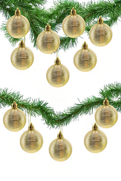 Waldern 5 cm 12-Pack Cici Ball Shiny Christmas Tree Ornament