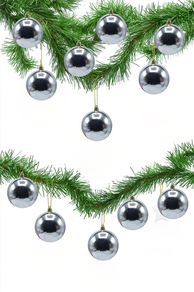 Waldern Χριστουγεννιάτικο δέντρο πεύκου 12 τεμαχίων Cici Ball 3cm Χριστουγεννιάτικο στολίδι