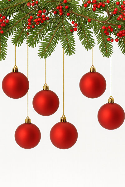 Waldern Christmas pine tree ornament mat 6 cm 6-piece cicitop