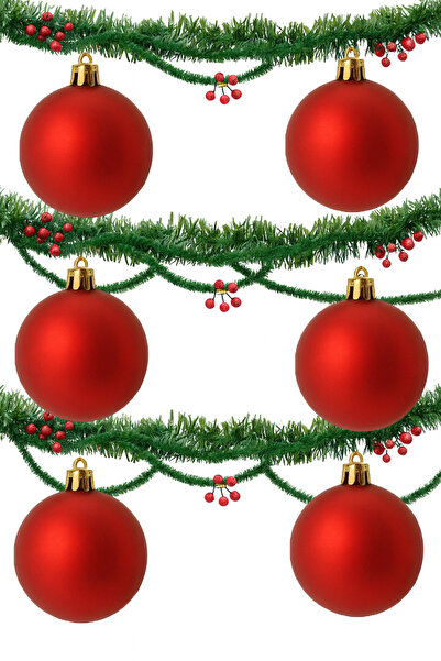 Waldern Christmas pine tree ornament mat 6 cm 6-piece cicitop