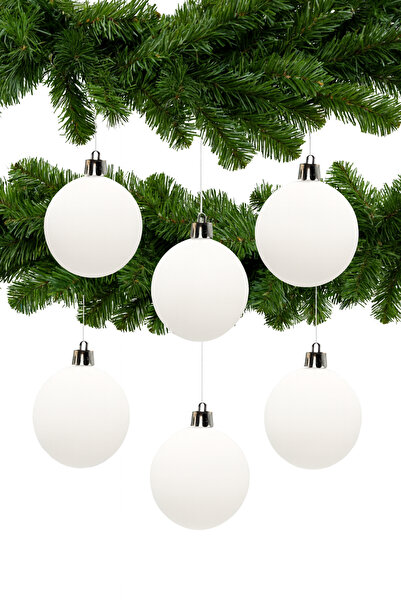 Waldern Χριστουγεννιάτικο στολίδι για χριστουγεννιάτικο δέντρο χρυσό 8 εκ. ματ 6 τεμάχια Cici Ball