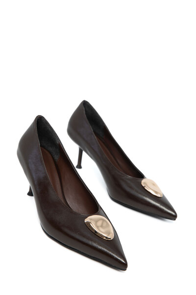 SOHO Hnědé dámské klasické boty na podpatku 20999