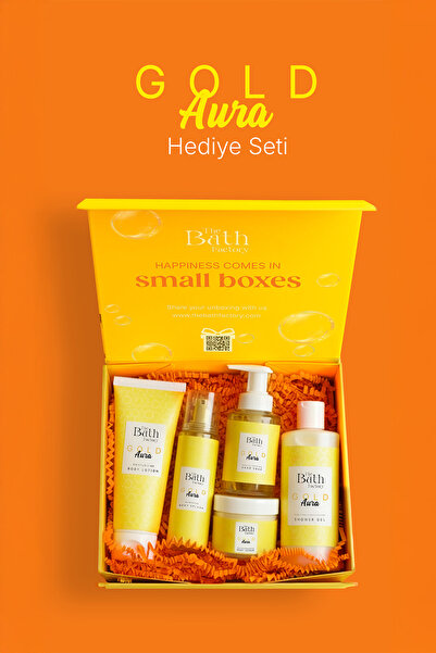 THE BATH FACTORY Gold Aura Hediye Seti