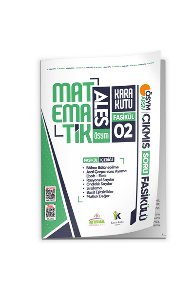 Karakutu Yayınları 2026 ALES Matematik Kara Kutu 2.Fasikül ÖSYM Çıkmış Soru B...