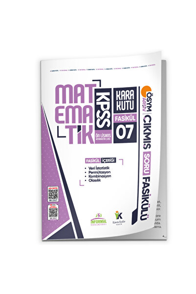 Karakutu Yayınları 2026 KPSS Ön Lisans Matematik Kara Kutu 7.Fasikül ÖSYM Çık...