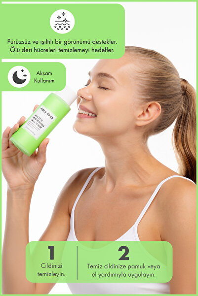 Maru.Derm Leke Karşıtı Cilt Beyazlatıcı Laktik Asit %5 Glikolik Asit %1 Aha Tonik 250 ML