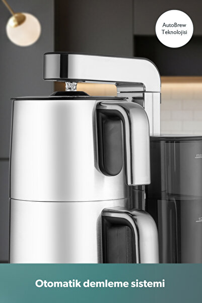 HOMEND Teabot 1785H Automatic Tea Maker Chrome