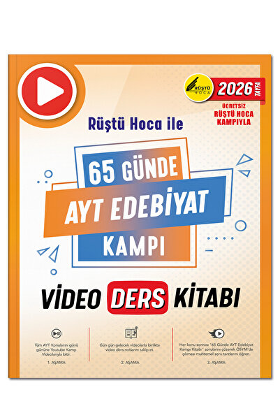 Rüştü Hoca 65 Günde AYT Edebiyat Video Ders Kitabı