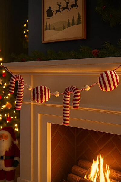 Waldern Premium collection luxury 190cm xl candy cane ball ornament decorative christmas decoration