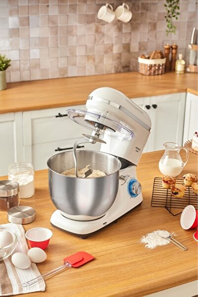 Karaca Chefcrafter Stand Mikser Mutfak Şefi 1900 W Porcelain White