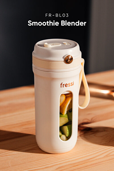 Fressi Kişisel Smoothie Blender Taşınabilir Şarjlı Öğütücü Fonksiyon Smothie ...