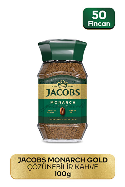 Jacobs Monarch Gold Granül Kahve Cam Kavanoz 100 gr