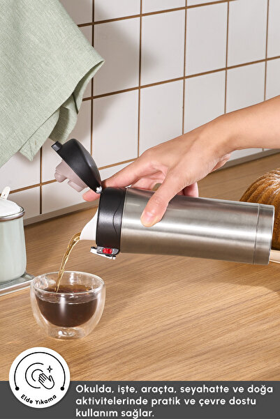 Karaca Pluton Steel Leakproof Thermos Inox 450 ml