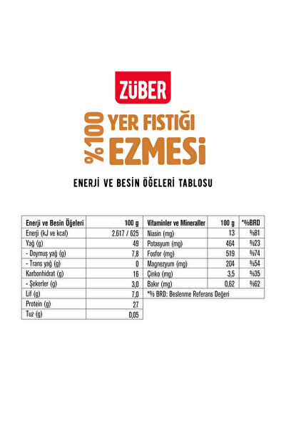 Züber Peanut Butter and Peanut Pack