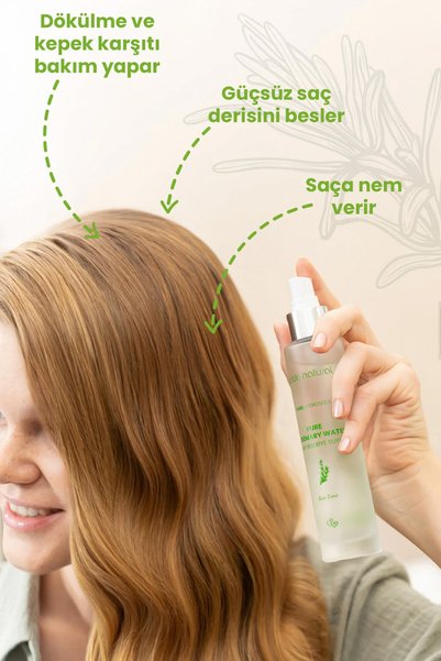 Bade Natural Biberiye Suyu Saç Toniği & Biberiye Yağı Kaş ve Kirpik Serum
