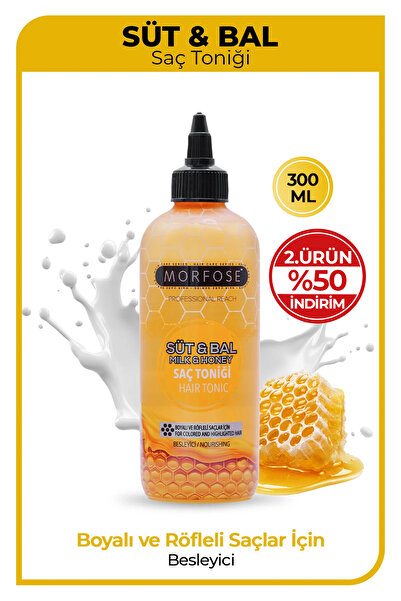 Morfose Süt & Bal Saç Toniği 300 ml - Yoğun Nemlendirme, Besleme