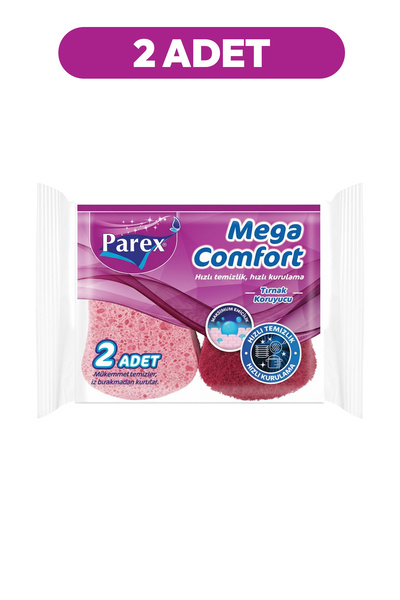 Parex Mega Comfort dvodelni paket od naboranog sunđera, dvostruko pakovanje