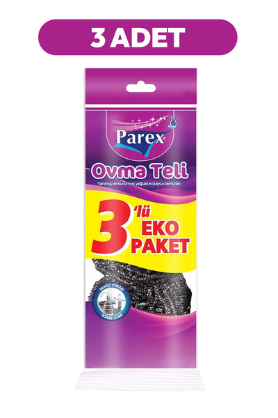 Parex Žica za ribanje, ekološki paket od 3 komada, trostruki paket
