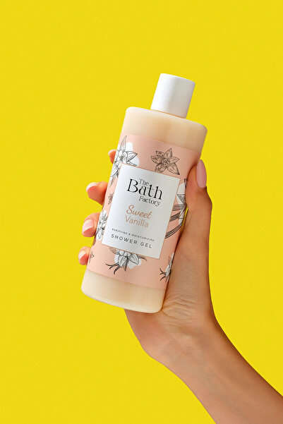 THE BATH FACTORY Sweet Vanilla Duş Jeli + Vücut Peelingi + Vücut Spreyi + Vücut Losyonu