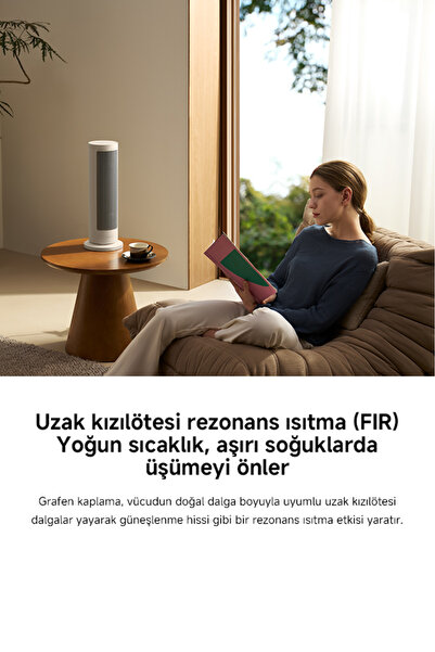 Xiaomi Smart Graphene Heater 2000 W Seramik Isıtıcı (Xiaomi Türkiye Garantili)