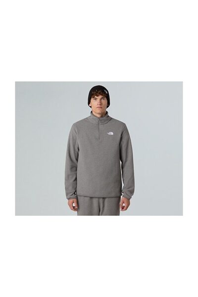 THE NORTH FACE Glacier 1/4 Zip Polar Fleece Nf0A8D0Qcqi1 Gray-Xl