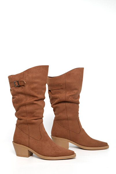 SOHO Tan Suede Women's Boots 21210