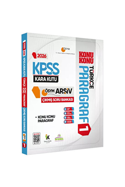 Karakutu Yayınları 2026 KPSS Türkçenin Kara Kutusu PARAGRAF 1 KONU KONU ÖSYM ...