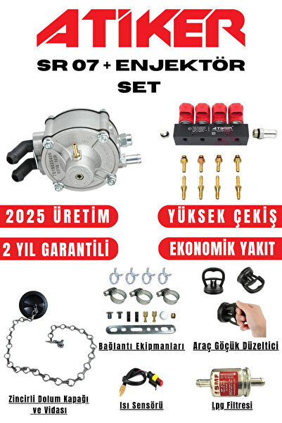 ATİKER ENJEKTÖR VE SR07 REGÜLATÖR BEYİN