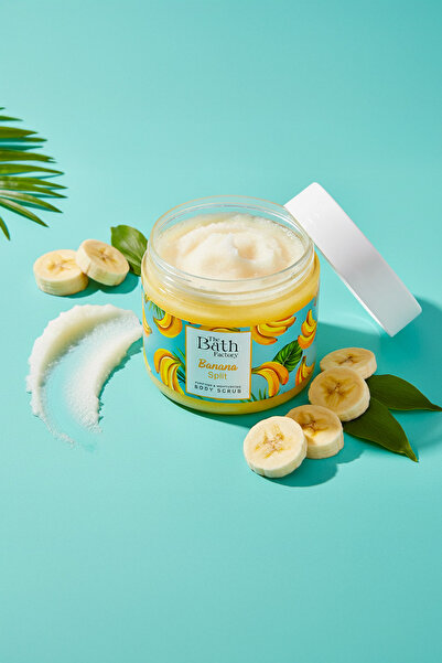 THE BATH FACTORY Nemlendirici ve Arındırıcı Banana Split Vücut Peelingi 300 gr