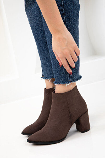 SOHO Brown Suede Women's Boots & Booties 17518
