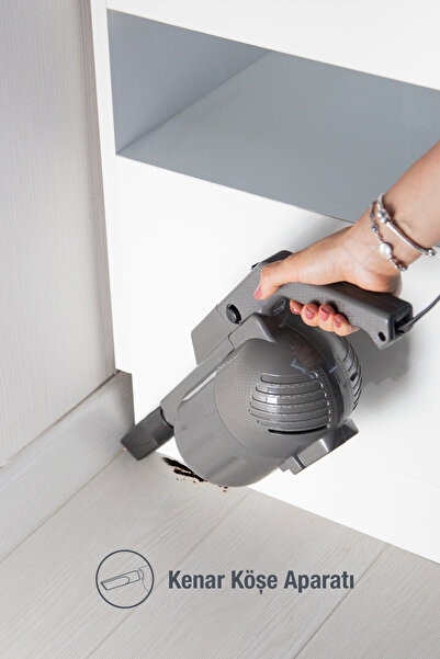 Fantom Pratic-S P1200 Toz Torbasız Dikey Süpürge Antrasit