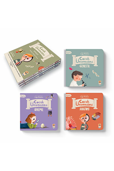 Sincap Kitap Çocuk Üniversitesi - Biyoloji (3 Kitap Takım)