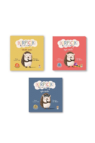 Sincap Kitap Kirpicik 3'lü Set ( Oyun Zamanı- Uyku Zamanı-Kahvaltı Zamanı )