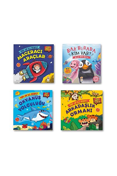 Sincap Kitap Üç Boyutlu Hareketli Kitap Seti 12 Ay (SMALL PAKET) Pop-up Ile K...