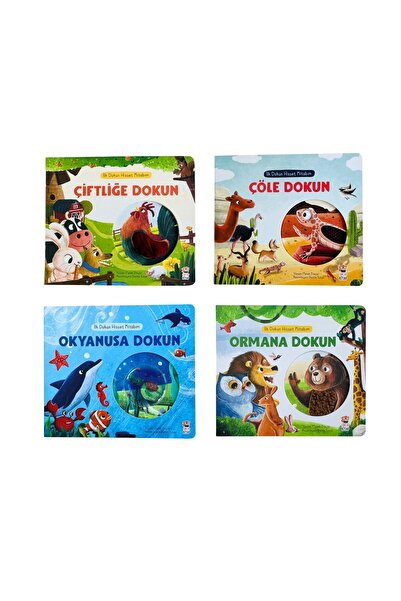 Sincap Kitap İlk Dokun Hisset Kitabım-Çiftliğe Dokun, Ormana Dokun, Okyanusa ...