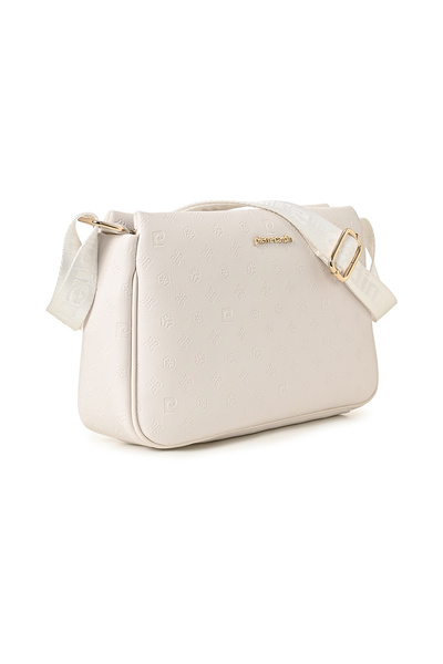 Pierre Cardin Ecru Floater Damen-Umhängetasche 05PO22Y1550