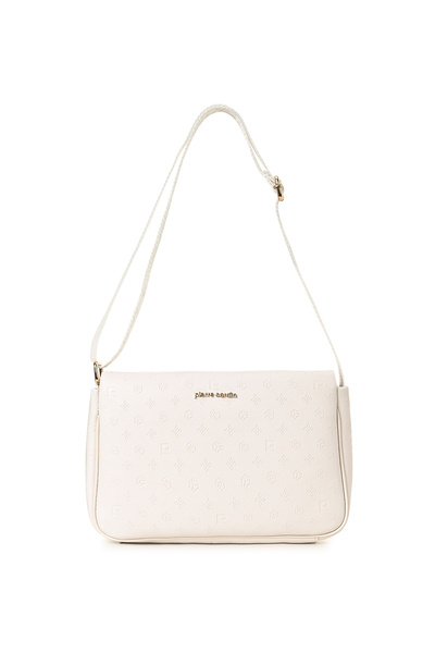 Pierre Cardin Ecru Floater Damen-Umhängetasche 05PO22Y1550
