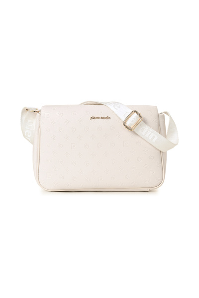 Pierre Cardin Ecru Floater Damen-Umhängetasche 05PO22Y1550