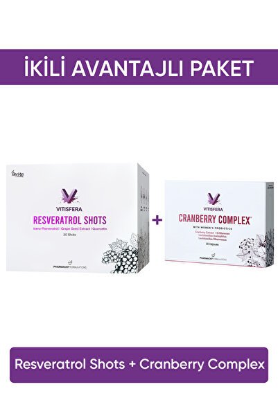 Vitisfera Dual Advantage Package 3 (Resveratrol Shots + Cranberry Complex)