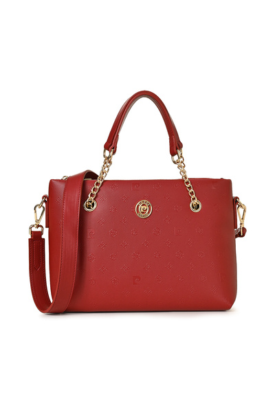 Pierre Cardin Rote Print-Umhängetasche für Damen 05PO22Y1561