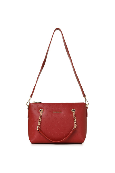 Pierre Cardin Rote Floater Damen-Umhängetasche 05PO22Y1561