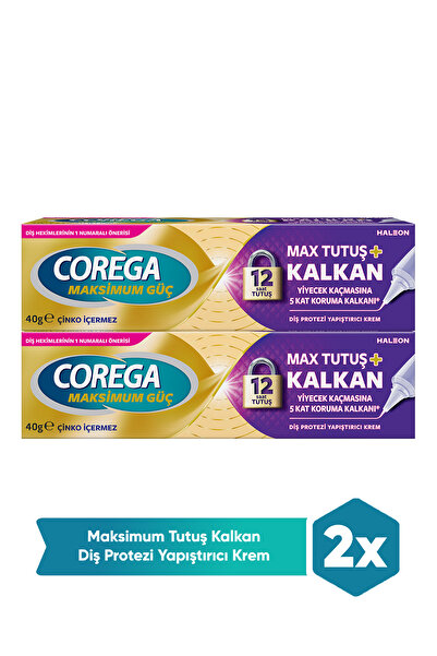 Corega Tat İçermez Yapıştırıcı Krem 40G x 2 Adet