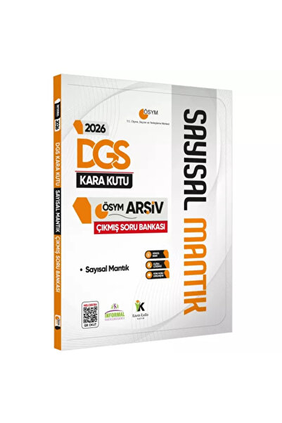 Karakutu Yayınları 2026 DGS SAYISAL MANTIK Kara Kutu ÖSYM Çıkmış Soru Havuzu ...