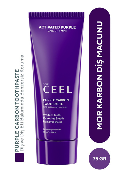 The Ceel Diş Beyazlatıcı Mor Karbon Diş Macunu 75 gr